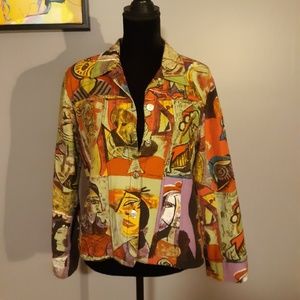 Abstract art jacket